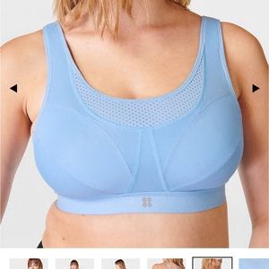 Powder blue Sweaty Betty ultra running sports bra